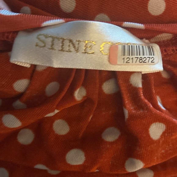 Stine Goya Caitlin Dress Retro Polka Dot Oversized Sz M - Picture 8 of 9